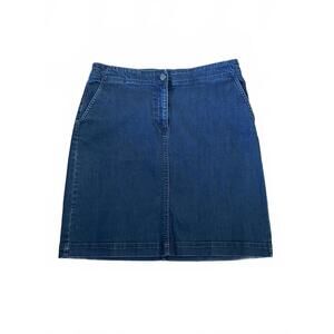 Talbot’s Western Denim Slim Short Skirt Size 12